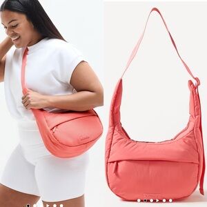 Athleta All About Small Crossbody Hobo Bag